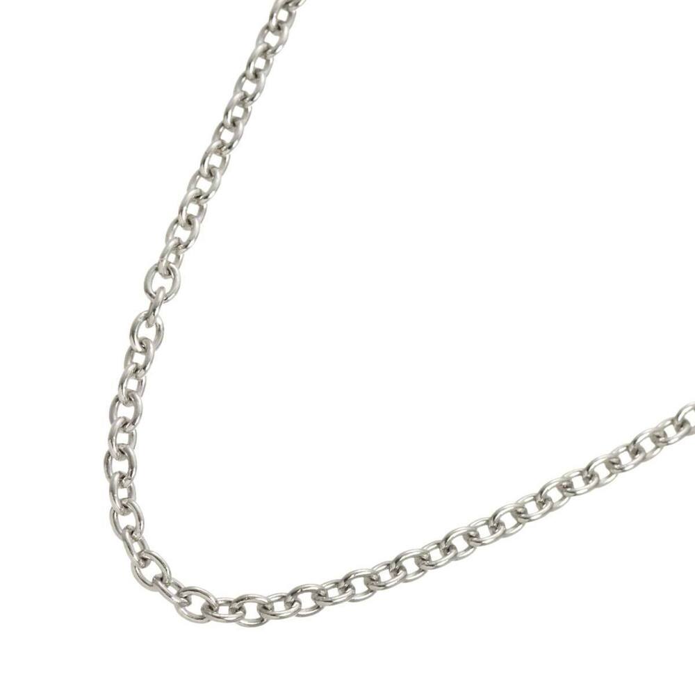 Bulgari BVLGARI Chain Necklace 45cm 18K WG White Gold 750